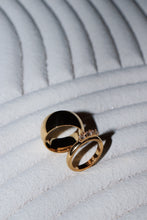 Double stacked zirconia Ring