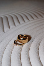 Double stacked zirconia Ring
