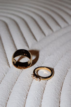 Double stacked zirconia Ring