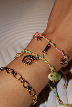 Beachy Charm Bracelet (GREEN)