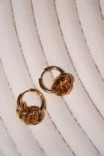 Hoop charm huggies