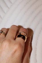 Double stacked zirconia Ring