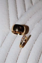 Double stacked zirconia Ring
