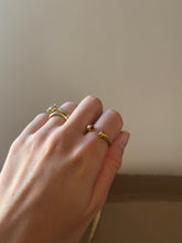Brown Stone Rope Ring
