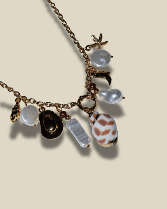 Beach Cowgirl Charm Necklace