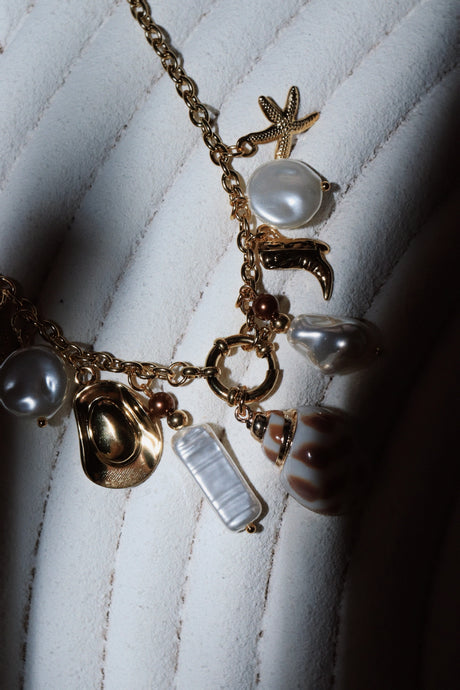 Beach Cowgirl Charm Necklace