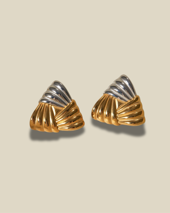 Charlotte Two Toned Earrings